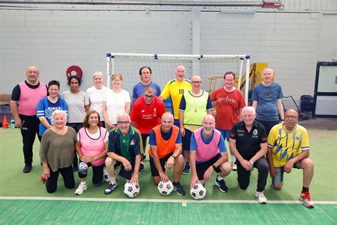 walking football team