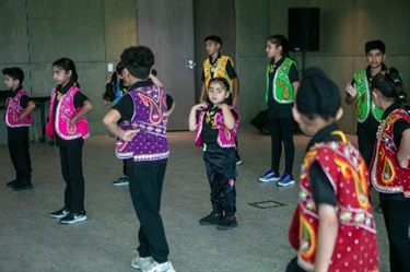 performers at murnong Commuity Centre opening event