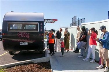 visitors at murnong Community Centre opening event