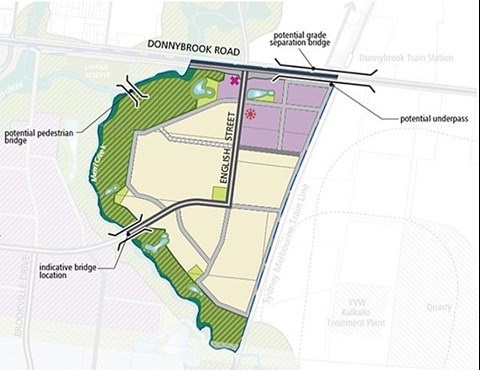 A map showing the location of the English St PSP