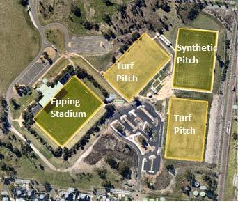 Epping soccer stadium precinct