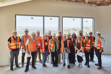 Capital Delivery teams and staff at the Aboriginal Gathering Place