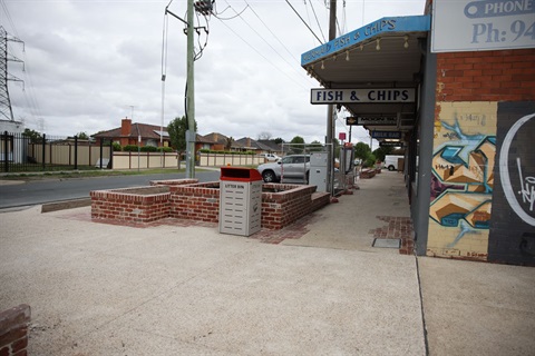 Alexander Avenue shopping precinct upgrade progress April 2025