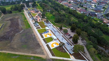 Aeriel view – Whittlesea Public Gardens