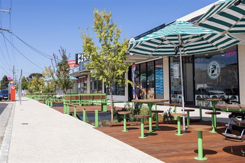 Gorge Road shopping precinct streetscape upgrade 3