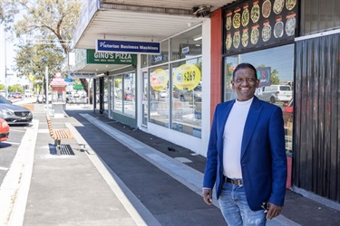 Tramoo Street streetscape upgrade with Vinnie from Victorian Business Machines