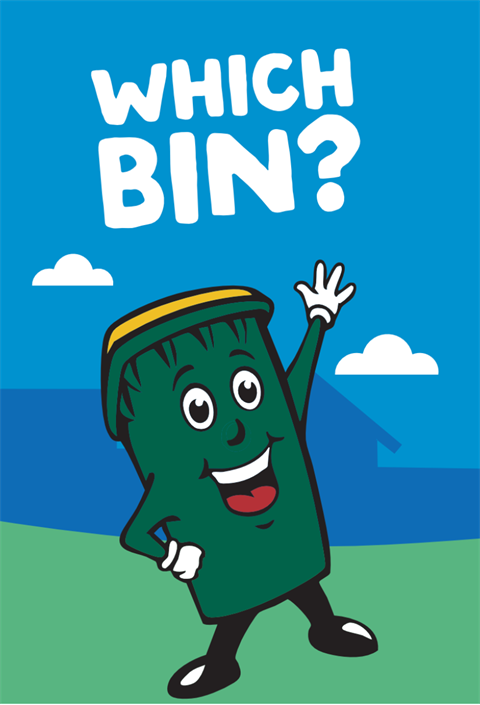 Which Bin? app interface image