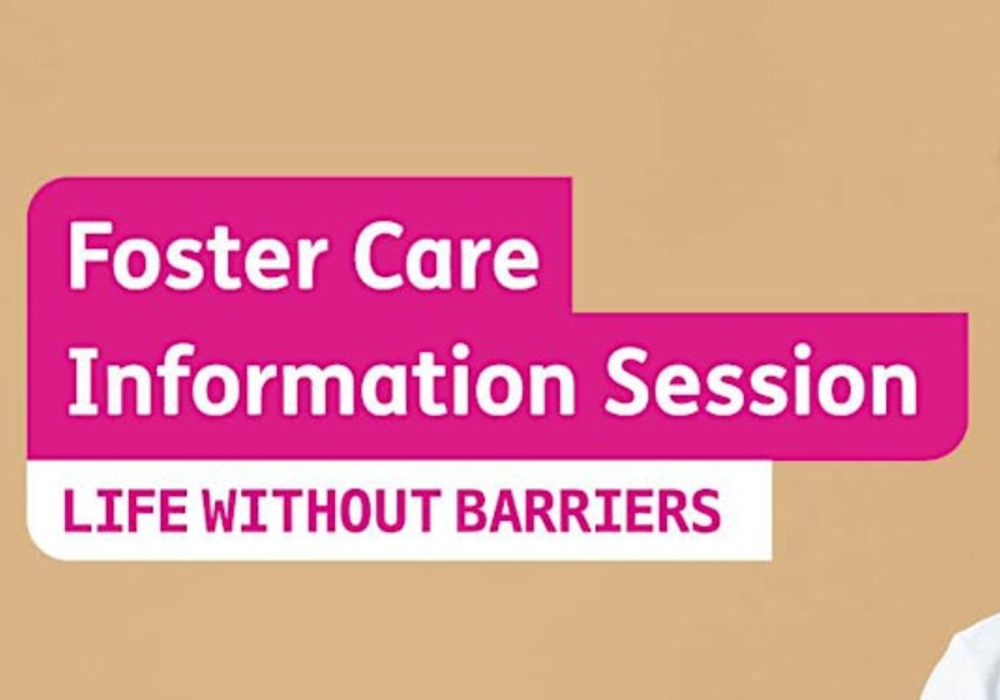 Foster care information session by Life Without Barriers